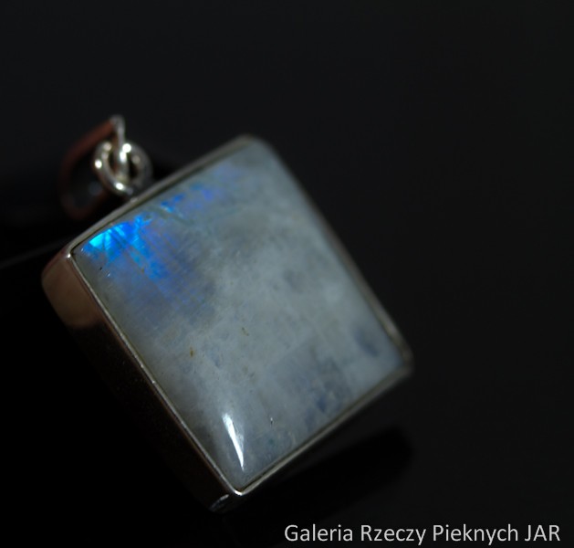 WISIOR KAMIEŃ KSIĘŻYCOWY MOONSTONE SREBRO BWI63