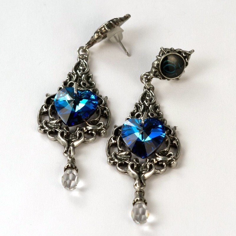 KOLCZYKI ALCHEMY EMPRESS EUGENIE E264 SWAROVSKI