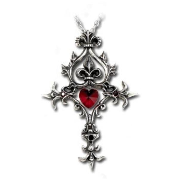 ORYGINALNY WISIOR NASZYJNIK ALCHEMY RENAISSANCE CROSS OF PASSION P456