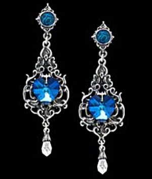 KOLCZYKI ALCHEMY EMPRESS EUGENIE E264 SWAROVSKI