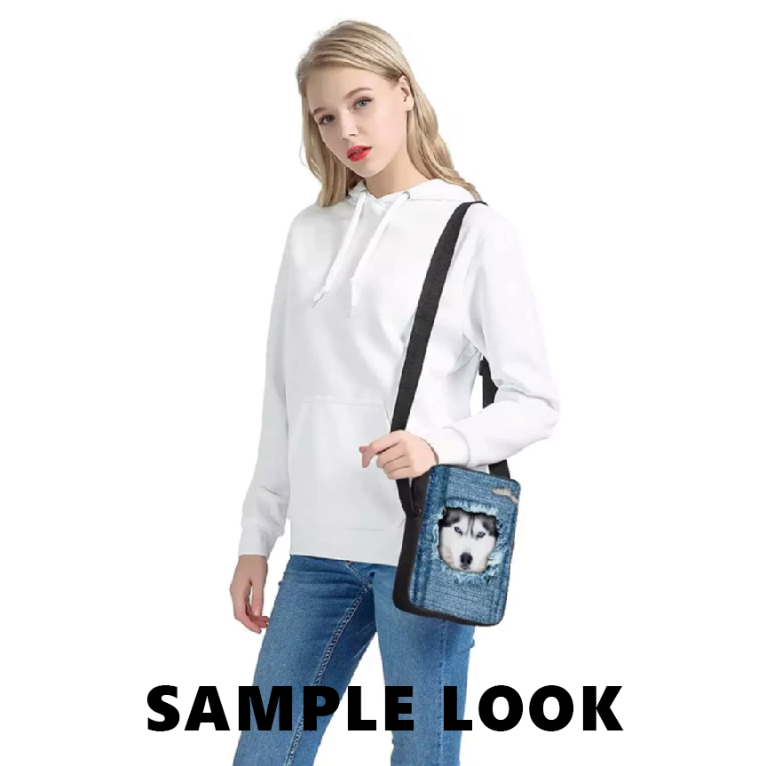 TORBA TOREBKA LISTONOSZKA NADRUK LEW GAL235