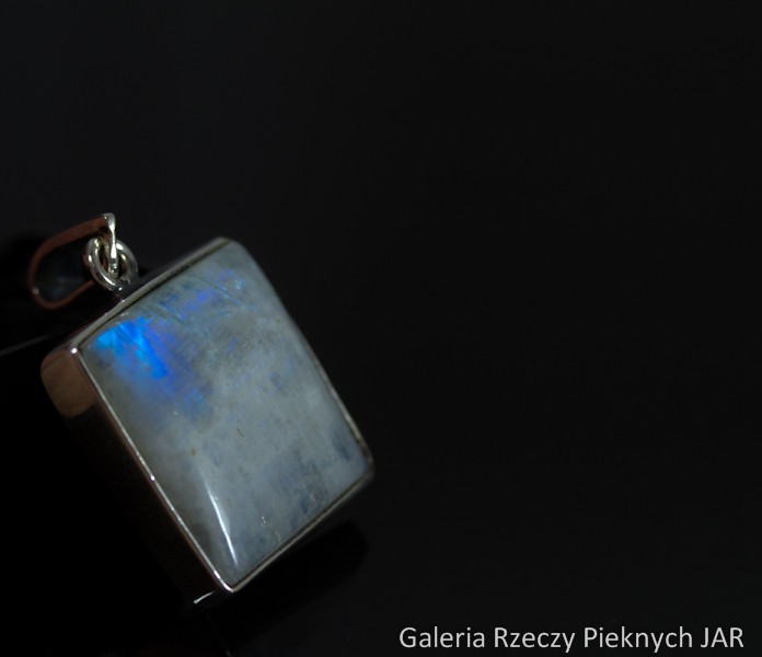 WISIOR KAMIEŃ KSIĘŻYCOWY MOONSTONE SREBRO BWI63
