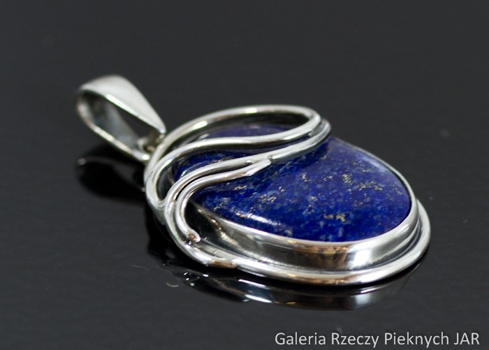 WISIOR LAPIS LAZULI SREBRO BWI70