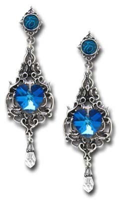 KOLCZYKI ALCHEMY EMPRESS EUGENIE E264 SWAROVSKI