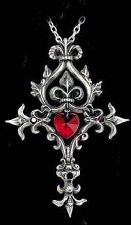 ORYGINALNY WISIOR NASZYJNIK ALCHEMY RENAISSANCE CROSS OF PASSION P456