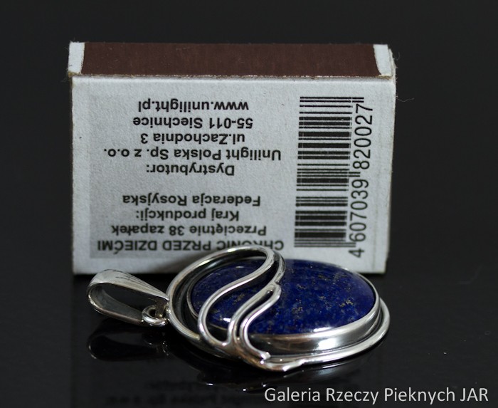 WISIOR LAPIS LAZULI SREBRO BWI70