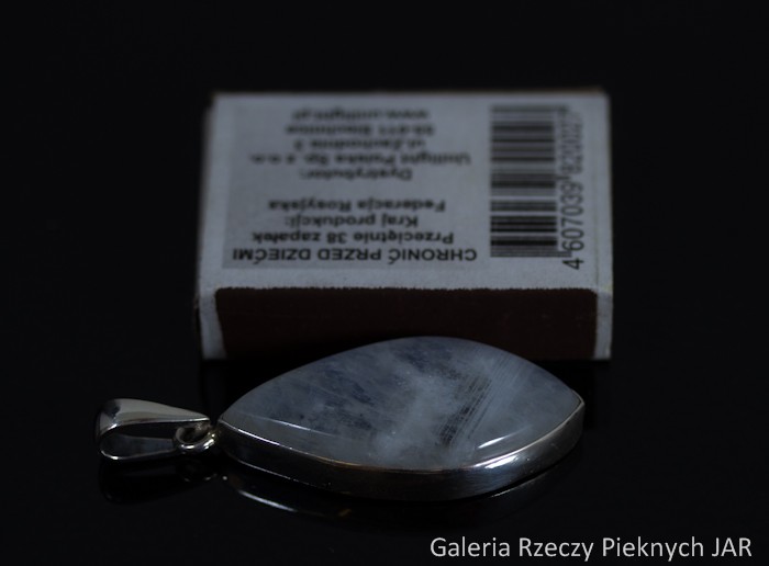 WISIOR KAMIEŃ KSIĘŻYCOWY MOONSTONE SREBRO BWI64